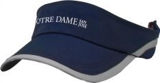 Moisture Wicking Visor, Navy/Charcoal
